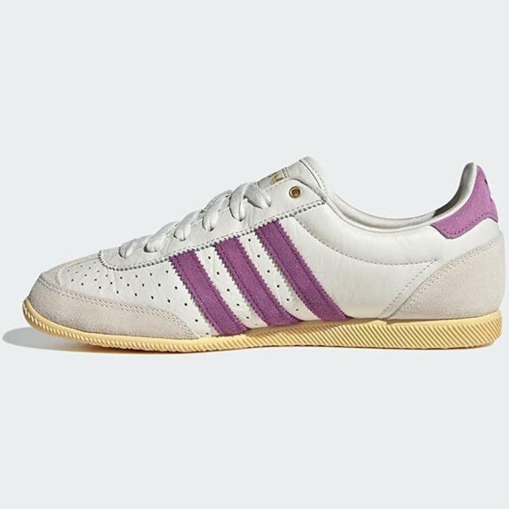 Adidas Japan Size JQ6931, Off-White/Rich Mauve/Orange Tint, 24.5cm
