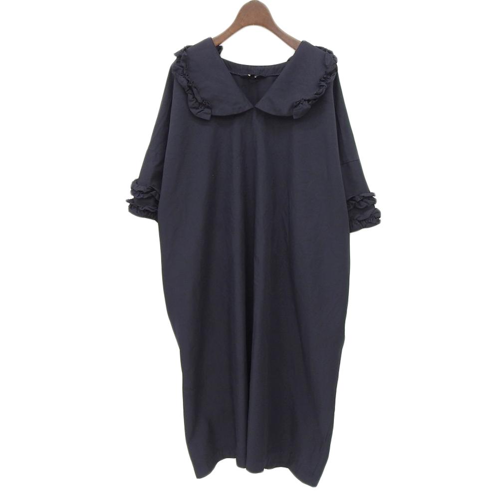 COMMEdesGARCONS COMMEdesGARCONS Frill Collar Stainless Steel Pullover Dress RR-O020 2016 dress XS blackUsed