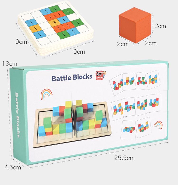 Cross-Border Educational Tetris Cube Magic Cards for Children