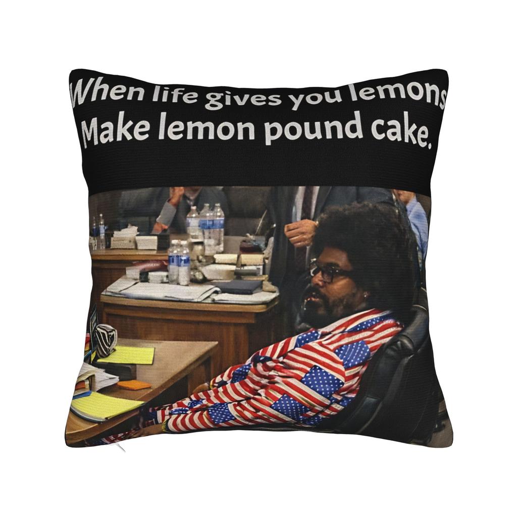 Afroman Justice For Lemon Pound Cake Pillow Cover Printing Cushion Cover Decoration Throw Pillow Case Cover Home Multiple Sizes