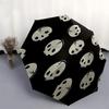1pc Skull Pattern Design Umbrella with Plastic Handle,Suitable for All Seasons UmbrellaPT520