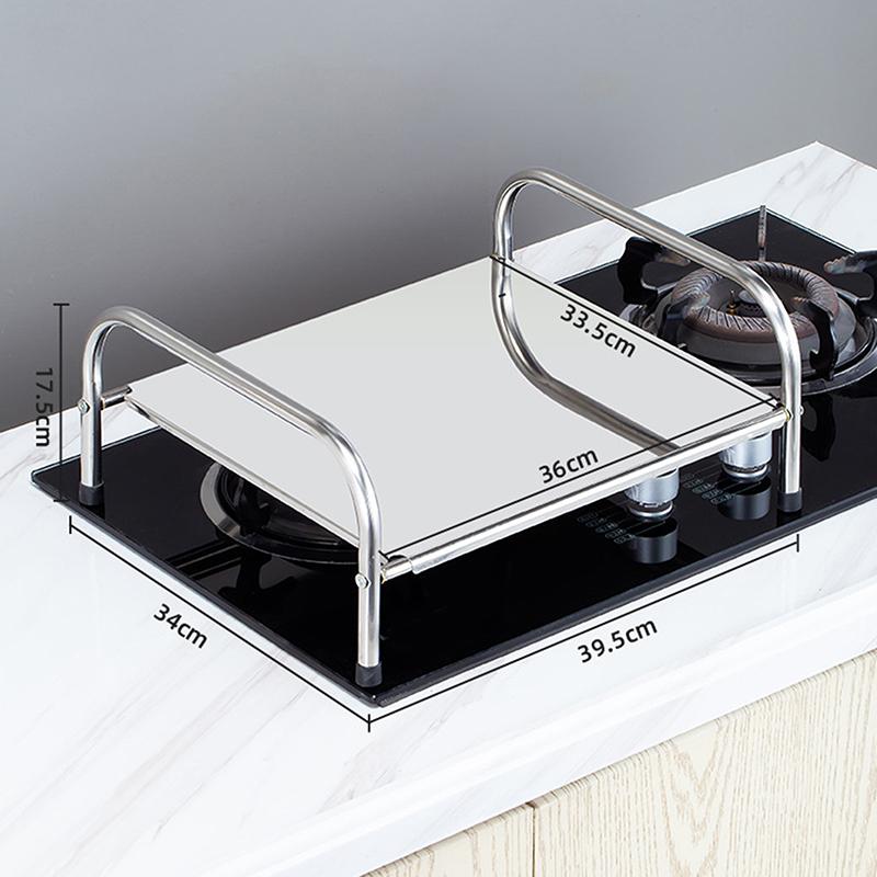 

Индукционная плита Кронштейн Полки для хранения Микроволновая печь Полка Подставка Кухня Настольная Многофункциональная Металлическая Сковорода серебряный