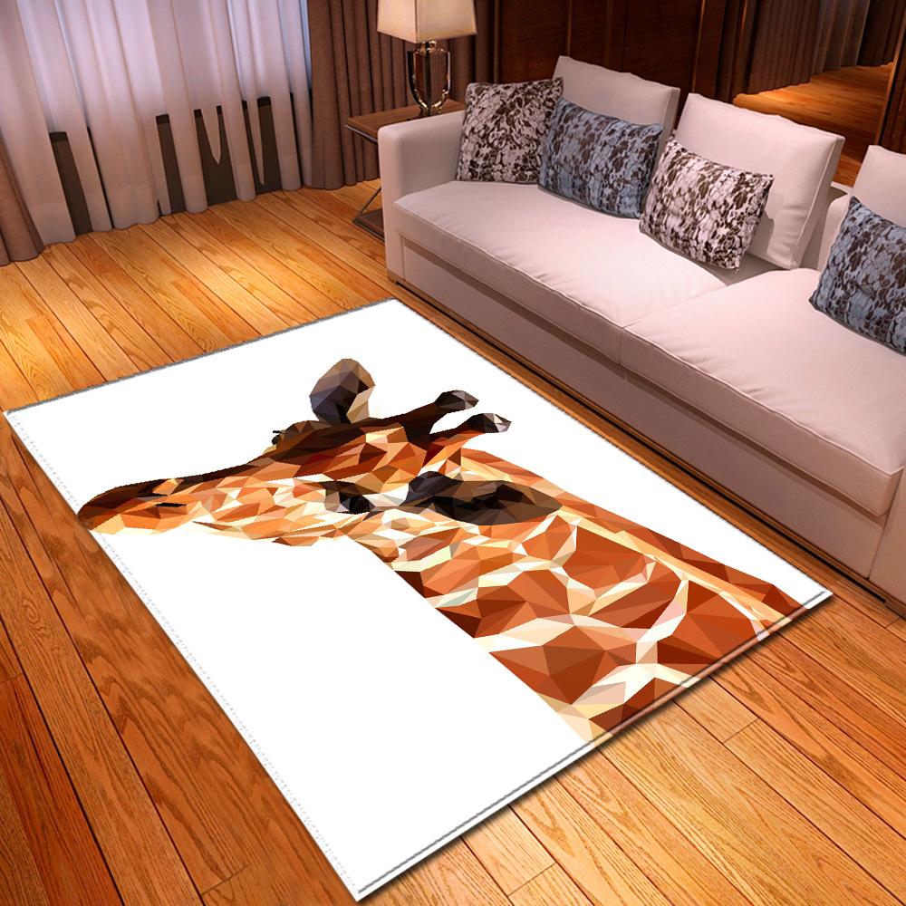 Elk Living Room Carpet Bedroom Dining Room Floor Mat Pattern Size