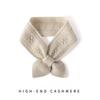 Autumn Winter Women Bow Tie Cable Thick Neck Warmer Knit Scarf