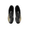 Adidas Deportivo 2 Round Head Logo TF (Rubber Studs) Hard Ground Artificial Grass Ultra-Fiber Football Shoes Men Football Shoes Black Gold ID0874