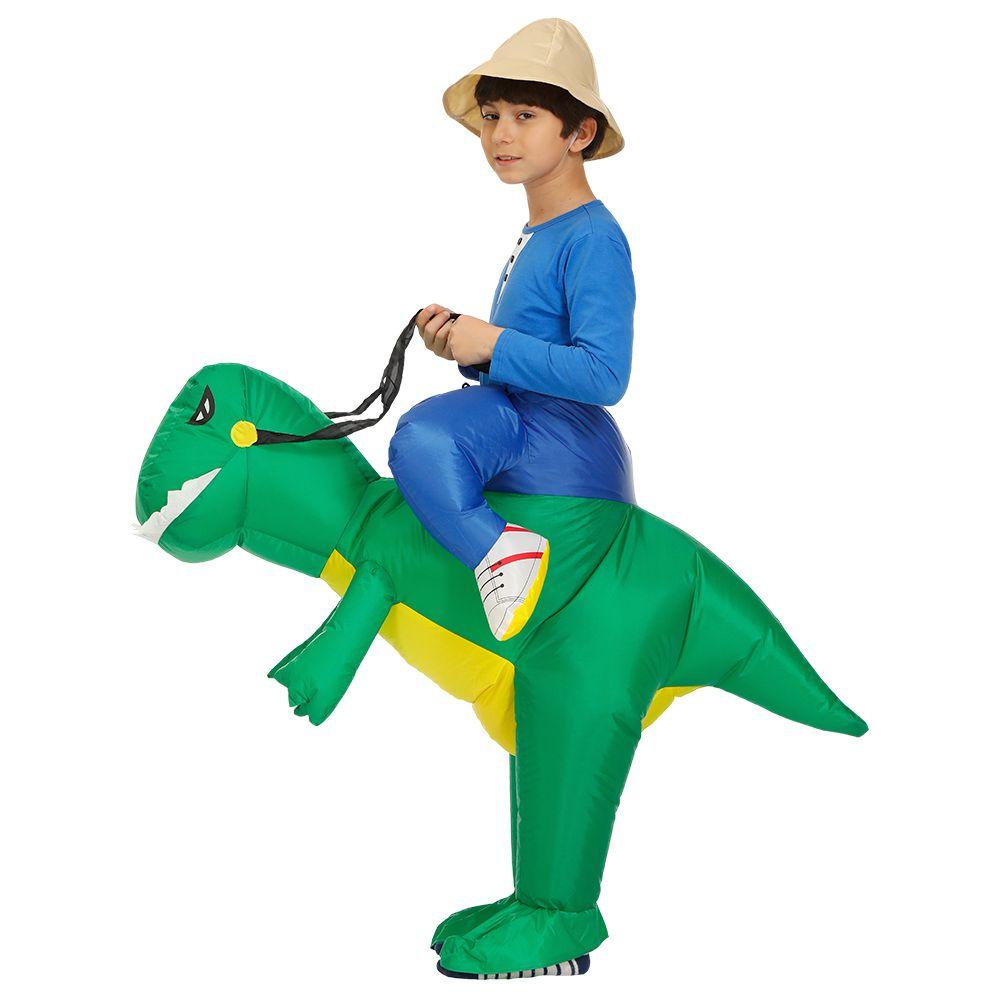 Inflatable Children Adult Dinosaur Halloween Costume Fancy Dress Outfit Cosplay