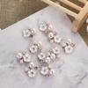 Boutons Strass Fleur 25 mm Bouton Perle Vêtements DIY Alliage Diamant Cryustal Accessoires Noeud Vêtement Décoratif Couture