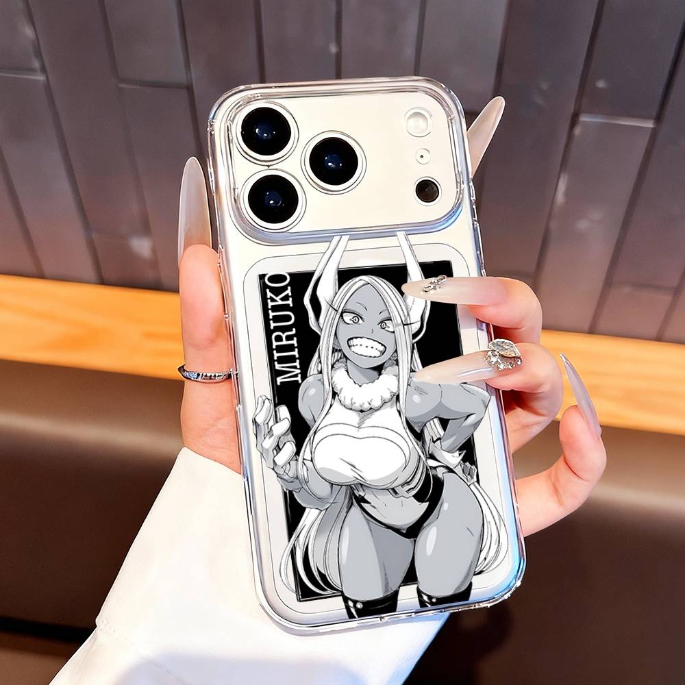 Rumi Usagiyama Mirko Phone Case For iPhone 7,17,16,15,14,13,12,11 Pro,Max,Plus,XR,Mini,E Clear Full-coverage Soft Cover
