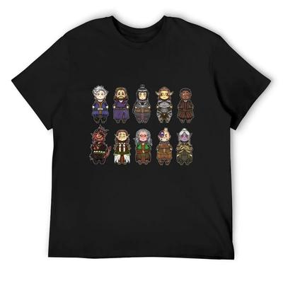 BG3 Chibi T-Shirt Cotton Graphic Tees Clothing Baggy Shirts Summer Tops Men Workout Shirt
