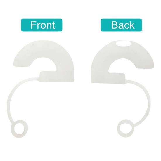 3/6 buc dopul de paie antirid, cu deschidere unghiulară de 40 de grade pentru băutură ușoară Reduce ridurile din gură Accesoriu pentru paie din silicon