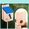 Wooden Birdhouse Outdoor Hanging Bird Cage With Perch For Garden Birds