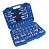 56pcs Automotive Air Conditioning Leak Test Kit Brass Air Conditioner Leak Detection Tool Repair Kit for Car Truck Auto