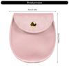 Pack of 15 Elegant Oval Flocking Pouches for Jewelry Storage Soft and Sturdy Portable for Gifting and Display Solution