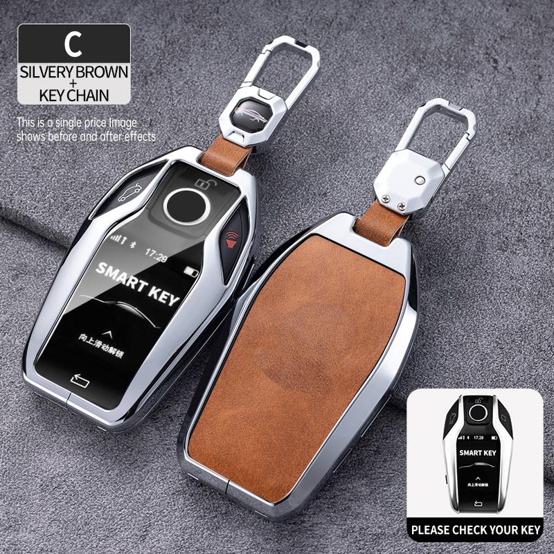 Zinc Alloy Car Remote Key Case Cover Shell For BMW 5 7 Series G12 G11 G30 G32 G31 I8 I12 I15 G01 X3 G02 X4 G05 X5 G07 X7 Car Bag