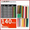Boxed and Bagged Colored Heat Shrink Tubes - 530pcs Insulation Sleeves and 560pcs Electrician Wiring Tubes