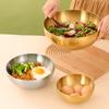 Stainless Steel Meal Prepping Bowl Easy To Clean Serving Bowls Reusable Salad Bowl Practical Mixing Bowl for Salad