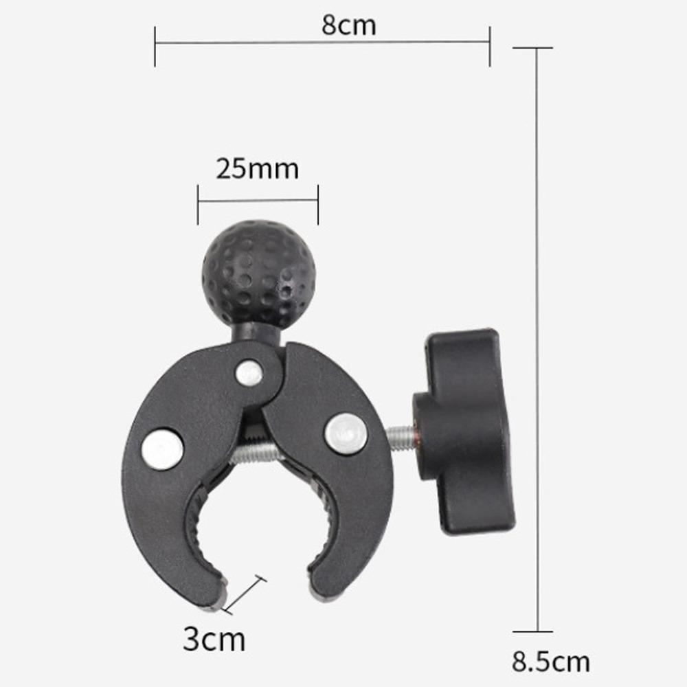 Quick Release Camera Mounts Clamps Adjustable 360° Rotation Camera Handlebar Mount Universal Ball Mount Adapter