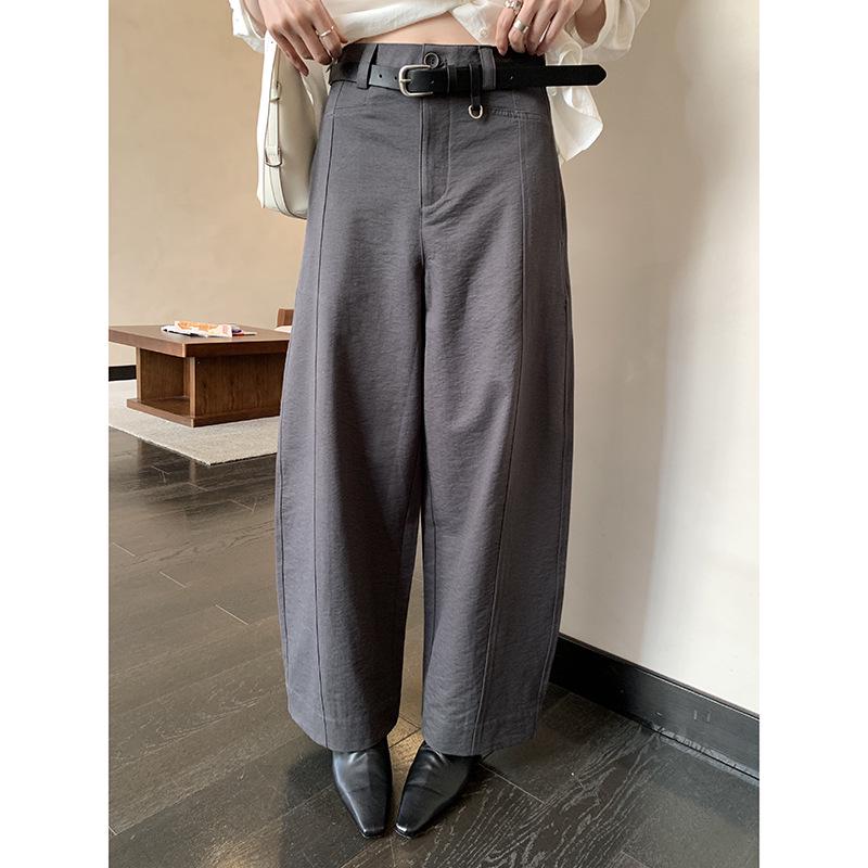 MMC DITION Women s Spring Casual Wide-Leg High-End Harem Pants Large