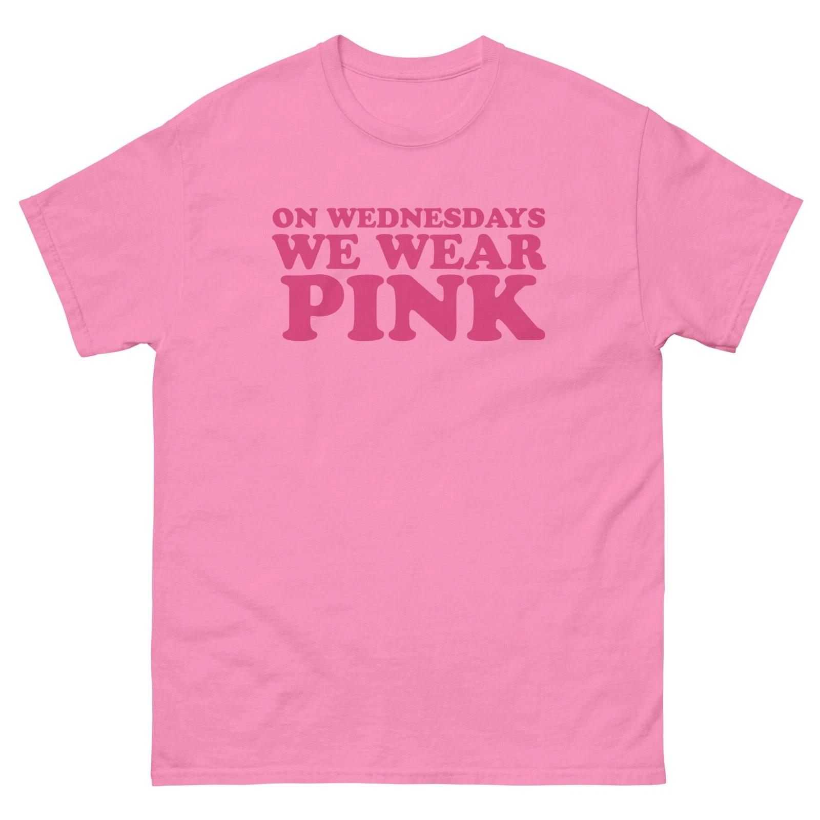 On Wednesdays We Wear Pink Graphic T Shirt Unisex classic tee S