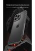 iPhone 15 Pro Aluminum Alloy Heat Dissipation Bumper Case with Seahorse Buckle