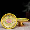 Alloy Temple Tray Easy to Fill Buddhist Decoration Chinese Style 7 Inch