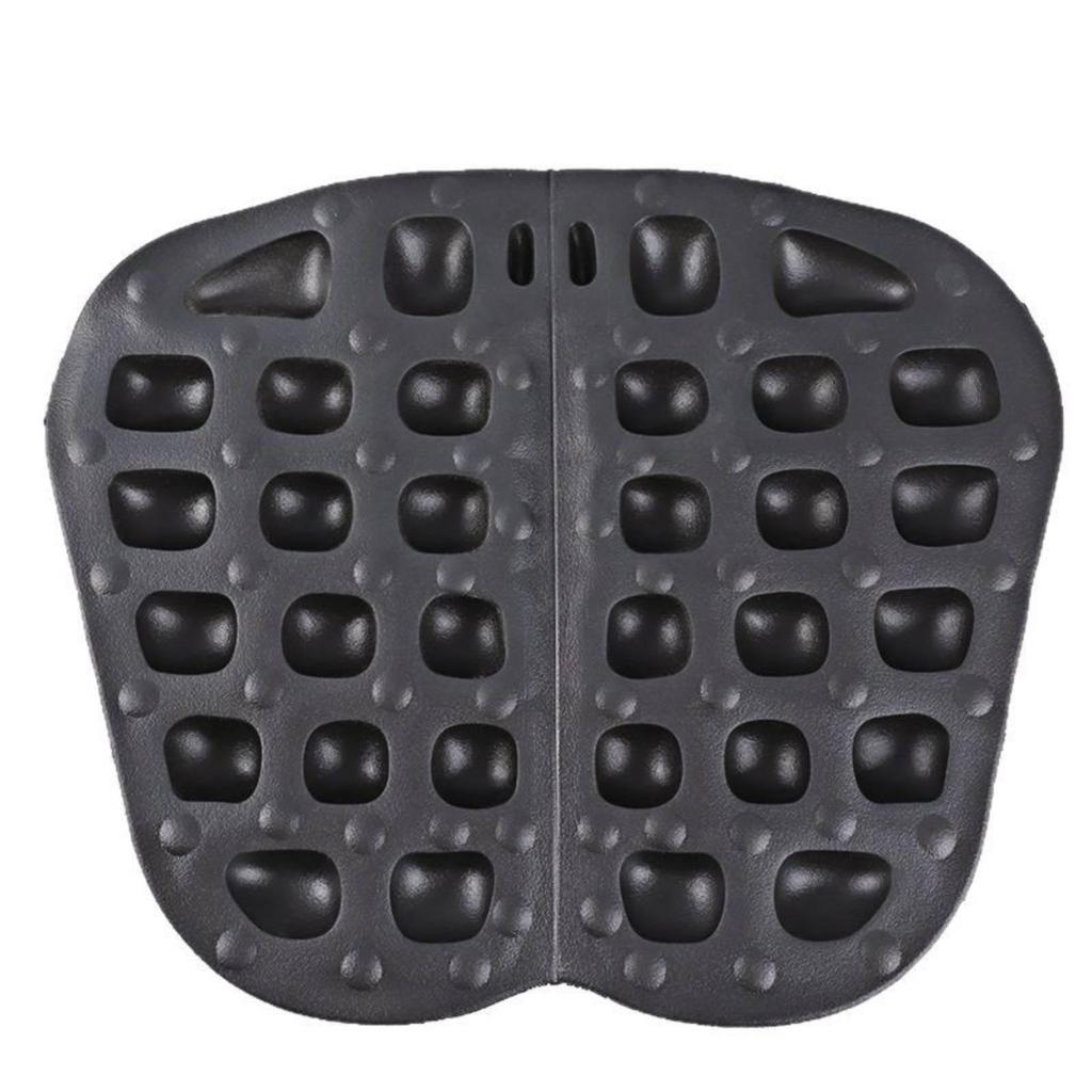 Foldable Motorcycle Seat Pad with Straps Flexible for Touring, Commuters