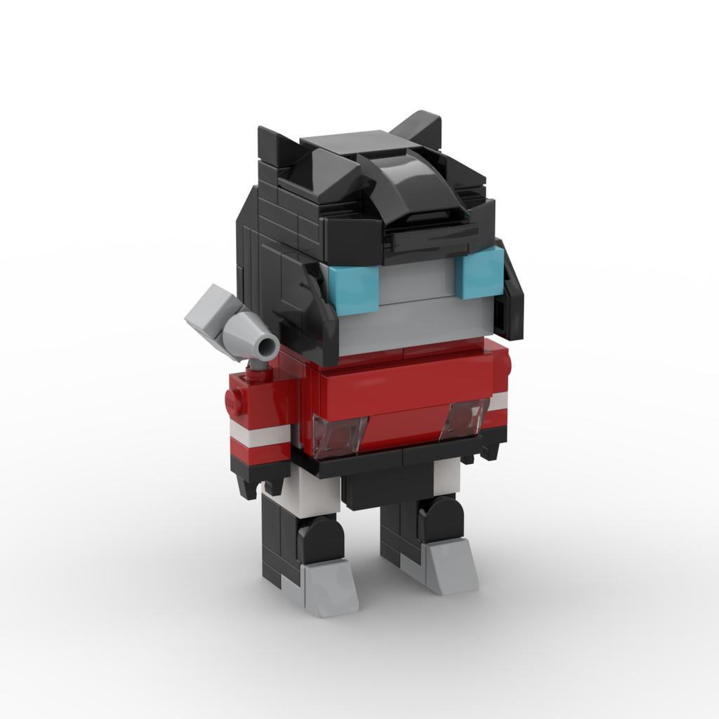 *Transform Auto Robot Brickheadz * Star Scream Jazz Prime DIY Enlighten MOC Block Brick set,Compatible With