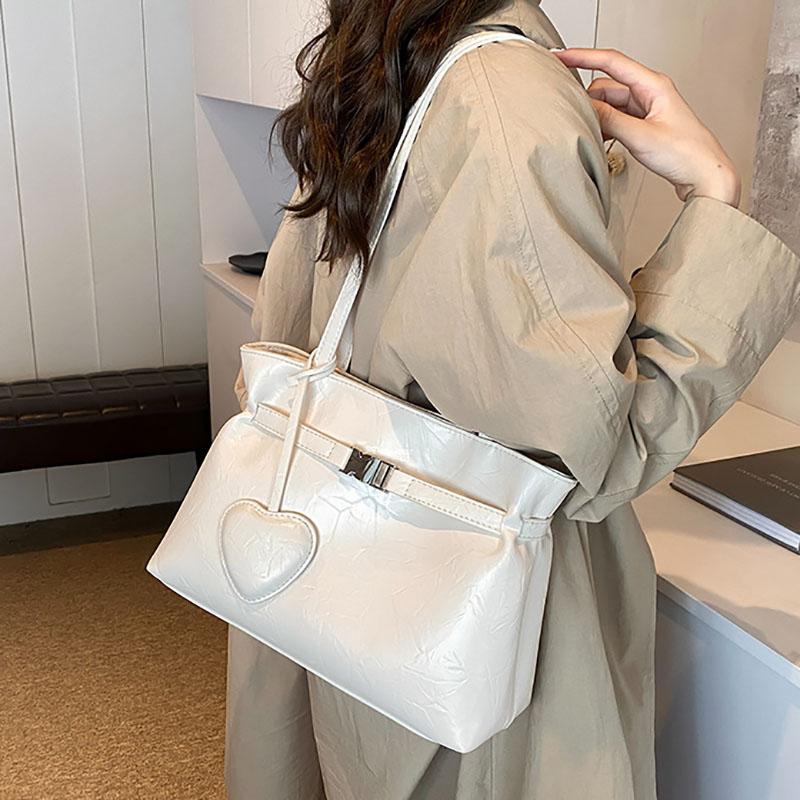 Fashionable PU leather women's bag large capacity with a simple shoulder bag women's bags new