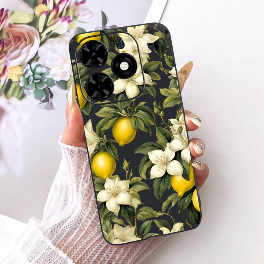 For Tecno Spark Go 2024 Case Spark 20 20C Shockproof Cover Fashion Butterfly TPU Soft Silicone Phone Shell For Tecno Pop 8 Funda