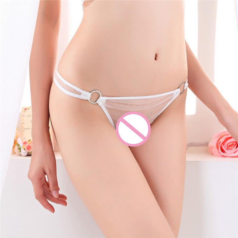 Women Sexy Mesh low-Rise Transparent G-string Panties Sexy Micro Thong Women Knickers Smooth Underwear Lingerie Briefs Thongs