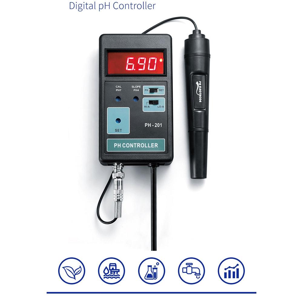 

HHO-Online Digital PH Controller For Long-Term Monitoring Of Swimming Pool Aquarium PH-201