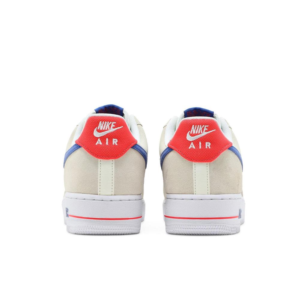 Nike Air Force 1 '07 LV8 'Coconut Milk Hyper Royal' (Unisex) Coconut Milk / White / Bright Crimson / Hyper Royal Skateboard Shoes DM8314 100