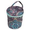 Portable Yarn Storage Bag 600D Oxford Cloth Small Crochet Bag Organizer with Top Threading Hole