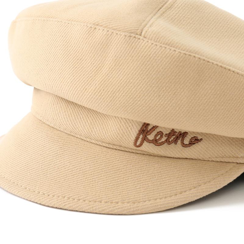 High Quality Xiaoxiangfeng Autumn and Winter Peaked Cap Autumn and Winter Warm British Retro Octagonal Hat Versatile Fried Street Hat Female Tide