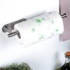 Wall-Mounted Self-Adhesive Paper Towel Holder, Screw-On Kitchen Hanger