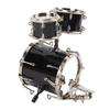 Miniature Drum Model Metal Jazz Drum Model Ornament Miniature Musical Instrument Drum Set for Teache