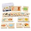 Interactive Wooden Learning Toy – Fun Animal & Number Matching Game for Shape Recognition & Early Math Skills, Ideal for Kids