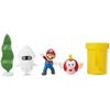 Nintendo Super Mario Diorama Set Plongée Avec Figurines De 6 CM, C'Est Inclus : Mario, Piou-Piou, Bêtisier, Tuyau De Chaleur...