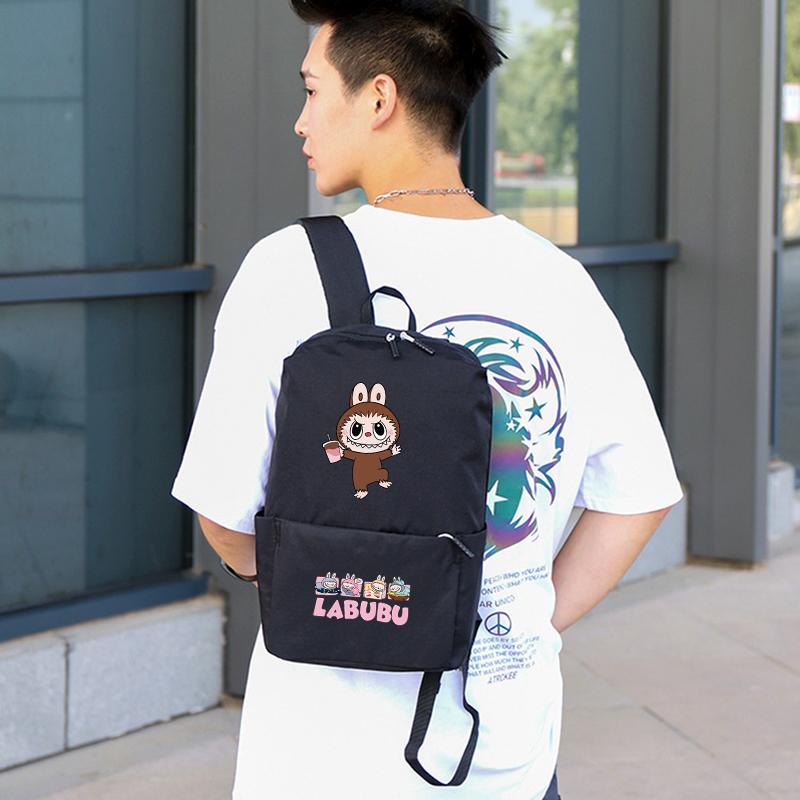 2Pcs/set Carcoon Printed Printed Backpack with Water Bottle Boy Girl Schoolbag Student Backpack 750Ml Outdoor Sports Water Cup
