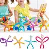 Telescopic Light-Up Giraffe Toy Suction Cup Educational Deformation Animal  Fidget Play