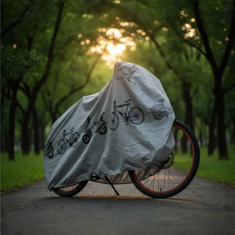 Waterproof Bike Cover for Outdoor Storage, UV Protection Rain Dust Protector for MTB, Road, Electric Bicycle