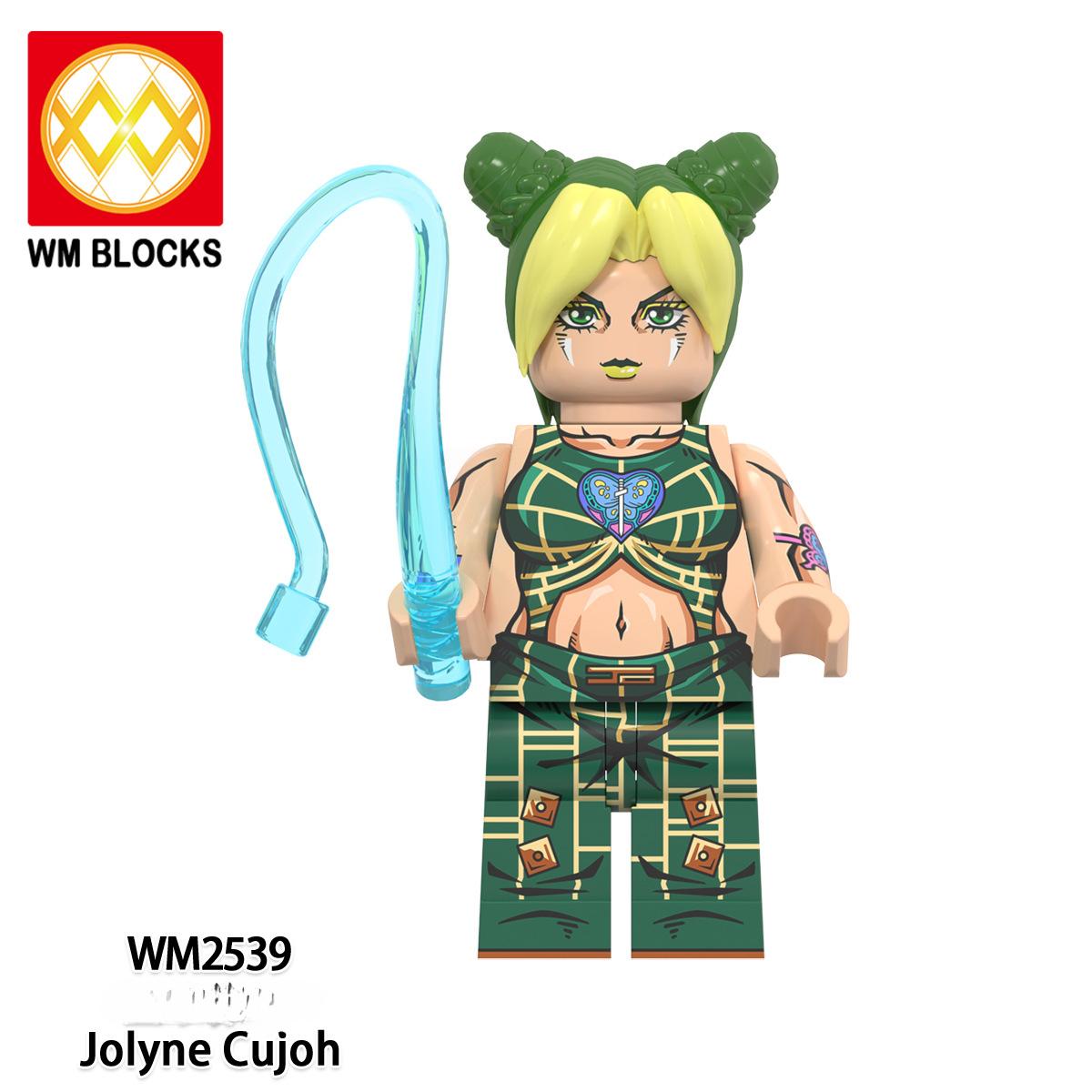 

Аниме мини-фигурки, сборка кирпичей, строительные блоки, игрушки для детей WM6160