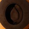 Used vintagehat 7 3/8 59cm brown one tone wool hat