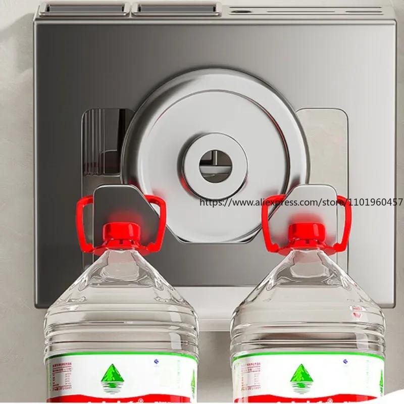 Knife Holder Rack Kitchen Wall-mounted Multi-functional Kitchen Knife Chopstick Barrel Knife Holder Integrate Storage