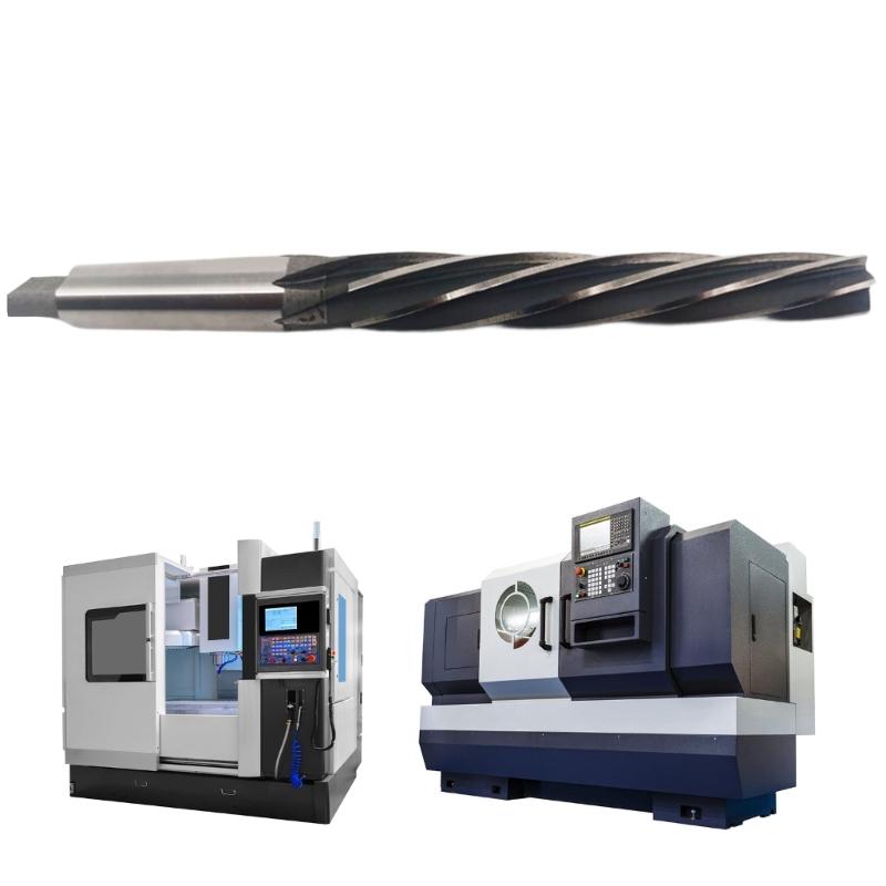 High Precise Helical Taper Machine Reamer Suitable for Skilled Machinists Metal & Mold Manufacturing with 8 Flute Design