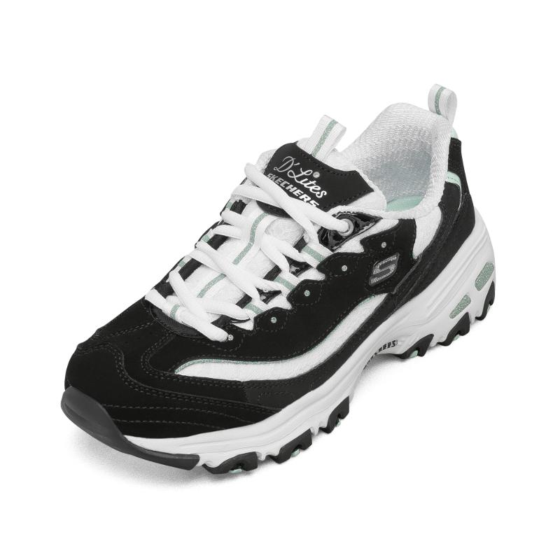 Skechers Women s 11959 Retro Thick Sole Dad Sneakers 37 (Fits half size large)