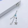 Handmade Beaded Phone Lanyard Star Shape Pendant Strap Detachable Phone Chains Keyring Portable Accessory for Women