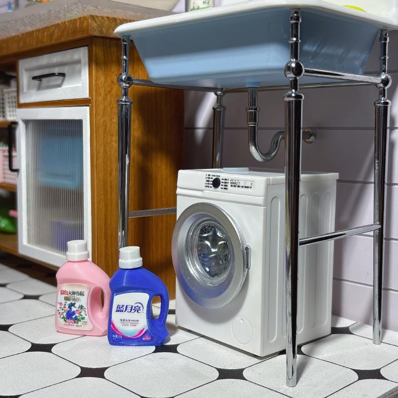 1 Piece Dollhouse Mini Laundry Detergent Model Supermarket Miniature Scene Decoration Doll Accessories