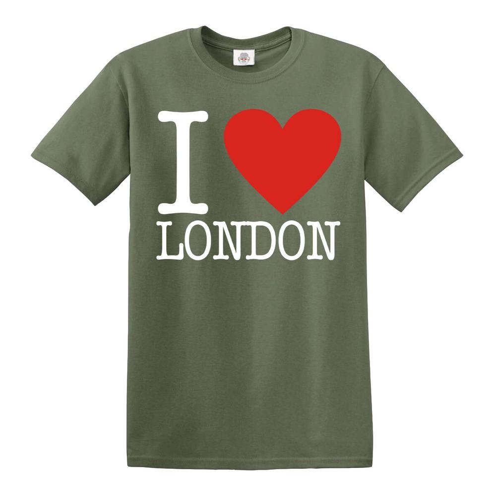 I love london tshirt funny souvenir tshirt unisex london england mens tee top 2XL