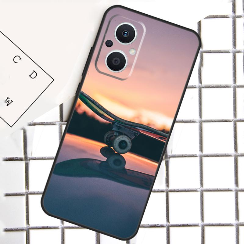 Cool Skate Phone Case For OPPO Reno 8T 7 8 Lite 14F 14 13 12 11 F 10 Pro OPPO Find X8 X6 X5 X9 Pro Cover